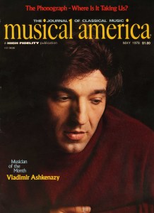 Musical America May 1978 magazine cover